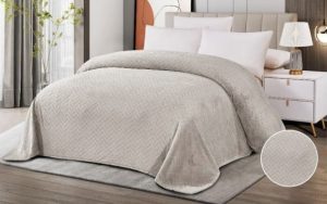 Light Jacquard Flannel Blanket